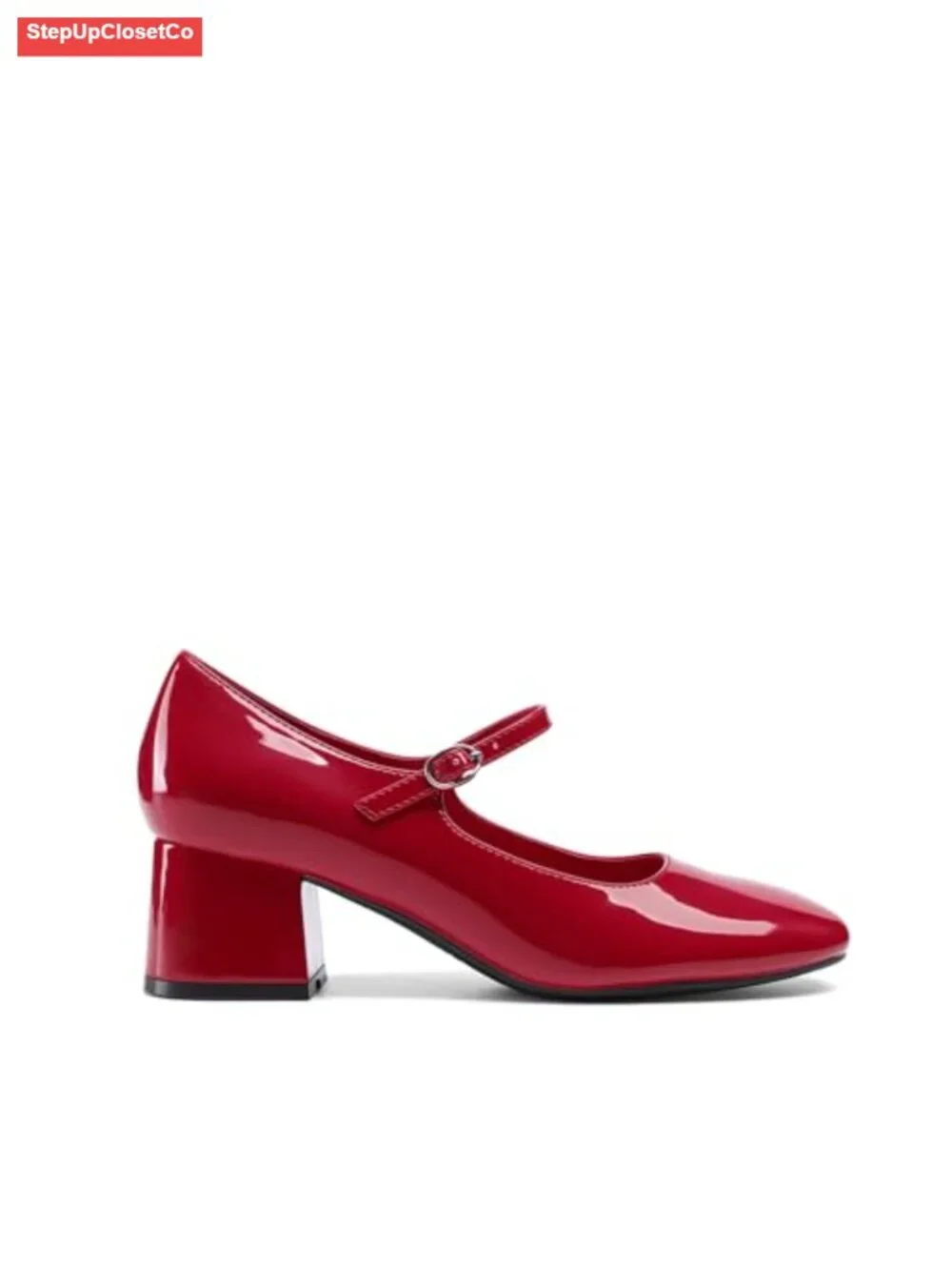 Women's Mary Jane Shoes Low Chunky Heel Pumps Block Heel Dress Shoes